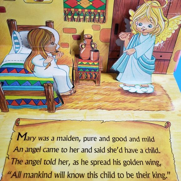 Adorable Christian Kids Bible Pop Up Jesus Childrens Story Book - Picture 5 of 15